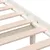 Produktbild 7 för Sängram vit massiv furu 140x190 cm
