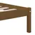 Produktbild 6 för Sängram honungsbrun massiv furu 140x190 cm