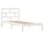 Produktbild 3 för Sängram vit massiv furu 90x200 cm