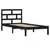 Produktbild 3 för Sängram svart massiv furu 90x200 cm