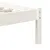 Produktbild 6 för Sängram vit massiv furu 100x200 cm enkelsäng