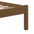 Produktbild 6 för Sängram honungsbrun massiv furu 100x200 cm