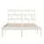 Produktbild 4 för Sängram vit massiv furu 140x200 cm