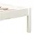 Produktbild 7 för Sängram vit massiv furu 160x200 cm