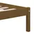 Produktbild 7 för Sängram honungsbrun massiv furu 200x200 cm