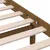 Produktbild 8 för Sängram honungsbrun massiv furu 200x200 cm