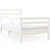 Produktbild 2 för Sängram massiv furu 90x190 cm vit