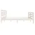 Produktbild 5 för Sängram massiv furu 120x190 cm vit