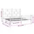 Produktbild 9 för Sängram vit massiv furu 200x200 cm