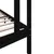 Produktbild 7 för Sängram svart massiv furu 90x190 cm enkelsäng
