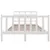 Produktbild 5 för Sängram vit massiv furu 120x190 cm