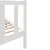 Produktbild 7 för Sängram vit massiv furu 120x190 cm