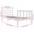 Produktbild 9 för Sängram vit massiv furu 90x200 cm