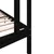 Produktbild 7 för Sängram svart massiv furu 90x200 cm