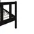 Produktbild 7 för Sängram svart massiv furu 100x200 cm enkelsäng