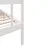 Produktbild 6 för Sängram vit massiv furu 180x200 cm
