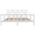 Produktbild 4 för Sängram vit massiv furu 200x200 cm