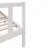 Produktbild 6 för Sängram vit massiv furu 200x200 cm