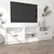 Produktbild 3 för Tv-bänk vit högglans 150x33,5x45 cm konstruerat trä