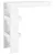 Produktbild 5 för Barbord väggmonterat vit 102x45x103,5 cm konstruerat trä