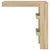 Produktbild 3 för Barbord väggmonterat sonoma-ek 102x45x103,5 cm konstruerat trä