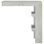 Produktbild 3 för Barbord väggmonterat betonggrå 102x45x103,5 cm konstruerat trä