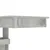 Produktbild 8 för Barbord väggmonterat betonggrå 102x45x103,5 cm konstruerat trä