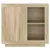 Produktbild 5 för Skänk sonoma-ek 80x40x75 cm