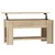 Produktbild 2 för Soffbord sonoma-ek 101x49x52 cm konstruerat trä