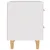 Produktbild 4 för Sängbord vit 40x35x47,5 cm