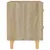 Produktbild 4 för Sängbord 2 st sonoma-ek 40x35x47,5 cm