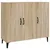 Produktbild 2 för Skänk sonoma-ek 90x34x80 cm konstruerat trä