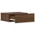 Produktbild 6 för Svävande sängbord 2 st brun ek 40x30x15cm konstruerat trä