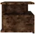 Produktbild 5 för Svävande sängbord rökfärgad ek 40x31x27 cm konstruerat trä