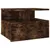 Produktbild 4 för Svävande sängbord 2 st rökfärgad ek 40x31x27 cm konstruerat trä