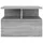 Svävande sängbord grå sonoma 40x31x27 cm konstruerat trä