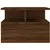 Produktbild 5 för Svävande sängbord 2 st brun ek 40x31x27 cm konstruerat trä