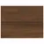Produktbild 4 för Sängbord rökfärgad Brun ek 40x30x30 cm konstruerat trä