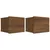 Produktbild 2 för Sängbord 2 st rökfärgad Brun ek 40x30x30 cm konstruerat trä