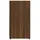 Badrumsskåp brun ek 60x33x60 cm konstruerat trä
