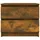 Sängbord rökfärgad ek 50x39x43,5 cm konstruerat trä