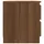 Sängbord brun ek 50x39x43,5 cm konstruerat trä