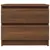 Produktbild 4 för Sängbord 2 st brun ek 50x39x43,5 cm konstruerat trä
