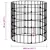 Produktbild 6 för Planteringsgabion upphöjd rund galvaniserat stål Ø50x50 cm