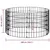 Produktbild 6 för Planteringsgabion upphöjd rund galvaniserat stål Ø100x50 cm