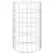 Produktbild 4 för Planteringsgabion 3 st upphöjd rund galvaniserat stål Ø30x50 cm
