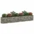 Produktbild 3 för Planteringsgabion galvaniserat järn 330x50x50 cm