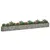 Produktbild 3 för Planteringsgabion galvaniserat järn 610x50x50 cm