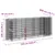 Produktbild 8 för Planteringsgabion galvaniserat järn 260x50x100 cm