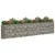 Produktbild 3 för Planteringsgabion galvaniserat järn 470x50x100 cm